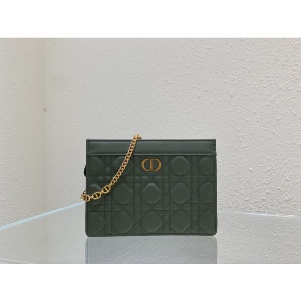 Dior slim DⅠOR CARO woc zipper clutch3102